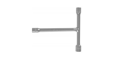 3-х сторонняя Т-образная ручка JONNESWAY S41H0812 с торцевыми головками 8, 10, 12 мм, 140-130 мм