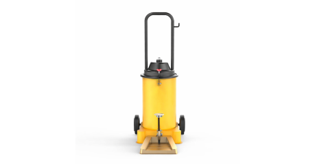 Ножной солидолонагнетатель Petropump PP210044 с емкость 12 кг, с тележкой, 250 бар