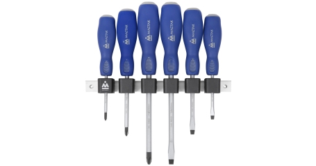 Набор силовых отверток с держателем, 6 предметов МАСТАК 04-6GRB