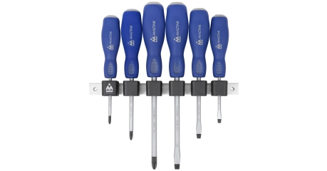 Набор силовых отверток с держателем, 6 предметов МАСТАК 04-6GRB
