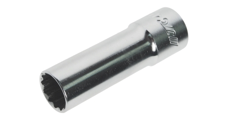 Головка свечная 12-ти гранная JTC 46514 (1/2", 14 мм, с резиновым фиксатором)