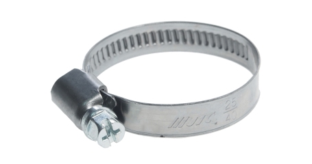 Хомут ленточный червячный JTC ZN40 (025-040 мм, 9 мм, нержавеющая сталь)