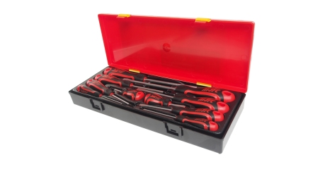 Набор отверток усиленных JTC K7102 (10 предметов в кейсе)