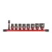 Набор головок ударных Milwaukee 3/8'' (9 шт.), ( 8, 10, 12, 13, 16, 17, 18, 19 + переходник 1/4'' Hex-3/8'' квадрат), (замена для 4932478288) (Арт. 4932480454)