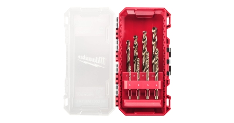 Набор сверл по металлу с содержанием кобальта DIN 338 Milwaukee 4932499256, RED COBALT HSS-G (8 шт), (3-10 мм)