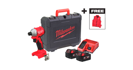 Аккумуляторный импульсный винтоверт Milwaukee M18 BLIDRCMC-402C (Арт. 4933499457)