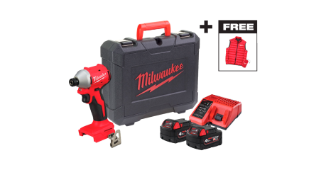 Аккумуляторный импульсный винтоверт Milwaukee M18 BLIDRCMC-402C (Арт. 4933499457)