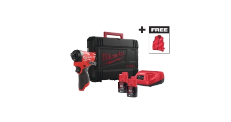 Аккумуляторный субкомпактный импульсный винтоверт Milwaukee M12 FID2MC-202X FUEL  (Арт. 4933499462)