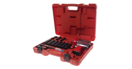 Пневмогайковерт JTC 5812 (1/2", 1085 Нм, 15 предметов в кейсе)