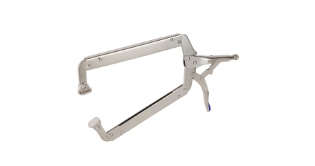 Клещи фиксирующие С-образные с поворотным зажимом 450мм CR-V проф WP231068 WORKPRO