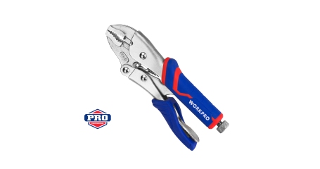 Клещи фиксирующие 180мм проф WP231073 WORKPRO