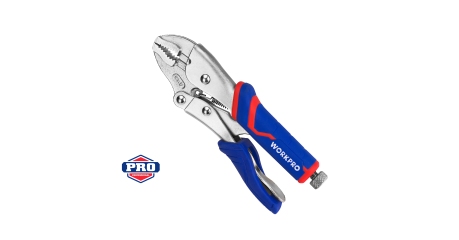 Клещи фиксирующие 180мм проф WP231073 WORKPRO