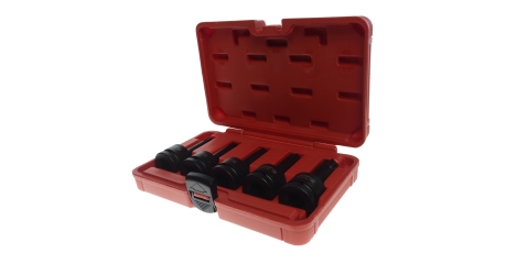 Набор головок ударных JTC J605T (T60, T70, T80, T90, T100, TORX, 3/4", L=100 мм, 5 шт. в кейсе)