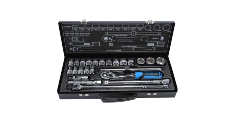 Licota ALT-5002W Набор торцевых головок 1/2" 12гр. 24пр. 10 - 32 мм