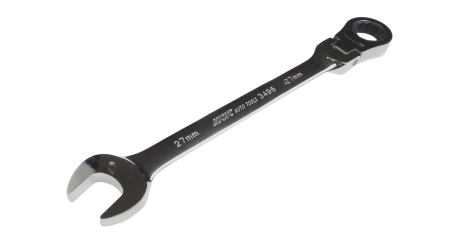 Ключ комбинированный трещоточный с подвижной головкой JTC 3496 (27х27 мм)