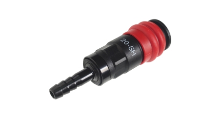 Переходник для компрессора 8.9м быстросъемный композитный с клапаном "елочка" JTC