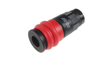 Переходник для компрессора 1/4" быстросъемный композитный с клапаном внутренняя резьба JTC