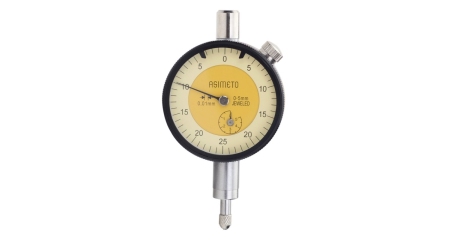 ASIMETO 401-05-2 Индикатор часового типа ИЧ 0-5 мм, 0,01 мм, шкала 0-25-0