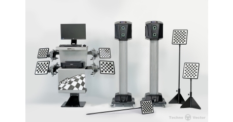 Мобильный стенд сход-развал 3D для грузовых автомобилей Техно Вектор 7 Truck 7204 HTMC (Light серия)