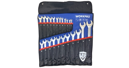 Ключи комбинированные набор 23шт (6-32мм) WP202504 WORKPRO
