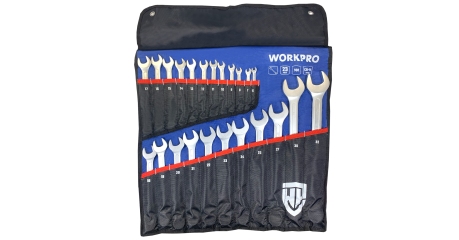 Ключи комбинированные набор 23шт (6-32мм) WP202504 WORKPRO