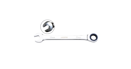 Licota ARW-76M22 Ключ комбинированный трещоточный 100 зубьев 22 мм