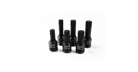 Licota ATF-5214 Набор головок Spline ударных, M14-M18 для болта задней ступицы VAG