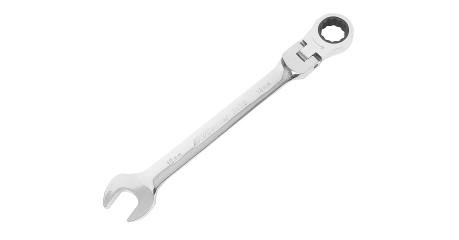 Ключ комбинированный трещоточный шарнирный JTC 3458 (18х18 мм)