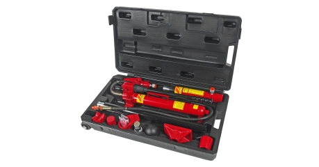 Набор инструментов для кузовных работ гидравлический JTC HB210 (усилие 10 т, 17 предметов в кейсе)