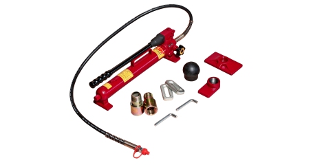 Набор инструментов гидравлический для ремонта кузова JTC HB610 (10 т, 38 предметов, в кейсе)