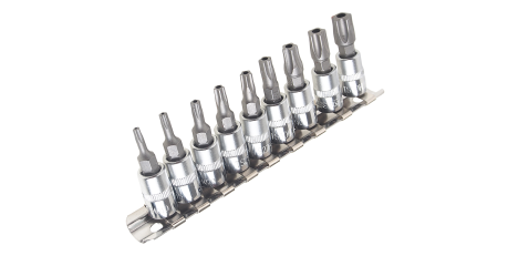 Набор бит 5-ти гранных JTC 3303 (1/4", TORX, TS10H-TS50H, 9 предметов)