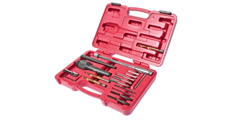 Набор инструментов для демонтажа свечей накаливания JTC 4054 (16 предметов в кейсе)