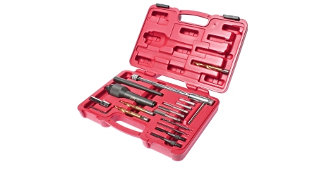 Набор инструментов для демонтажа свечей накаливания JTC 4054 (16 предметов в кейсе)