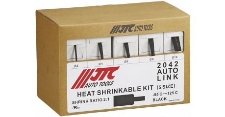Трубка термоусадочная JTC 2042 (5 типоразмеров, общая длина 55 м, набор)