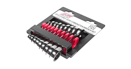 Набор ключей комбинированных трещоточных укороченных JTC 5051 (8-17 мм, 9 предметов)