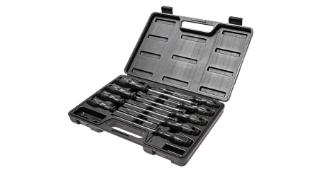 Набор отверток TORX JTC 3301 (T8х100 мм-T40х150 мм, 9 предметов)