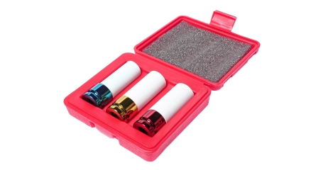 Набор головок ударных для литых дисков JTC 3304 (17-19-21 мм, L=87 мм, 3 предмета в кейсе)