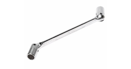 Ключ торцевой прямой шарнирный JTC 3937 (12х14 мм, L=222 мм)