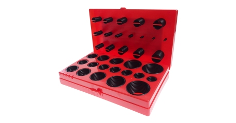 Набор колец уплотнительных 394шт. в кейсе JTC