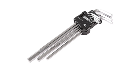 Набор ключей шестигранных Г-образных удлиненных JTC 3504 (1,5-10 мм, 9 предметов)