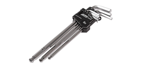 Набор ключей шестигранных удлиненных с шаром JTC 3505 (1,5-10 мм, 9 предметов)