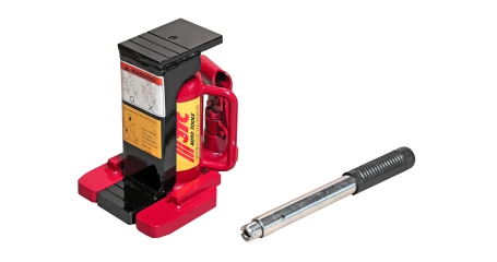 Домкрат бутылочный двухуровневый JTC TOE060 (6 т, 212-322 мм)