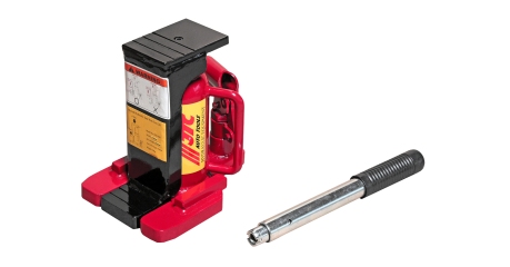 Домкрат бутылочный двухуровневый JTC TOE060 (6 т, 212-322 мм)