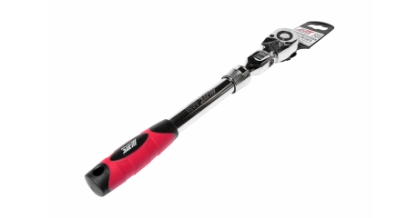 Трещотка шарнирная телескопическая с резиновой рукояткой JTC 5030 (1/2", 72 зуба, 345-495 мм)