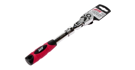 Трещотка шарнирная телескопическая с резиновой рукояткой JTC 5029 (3/8", 72 зуба, 240-340 мм)