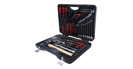 Набор инструментов 90 предметов слесарно-монтажный 1/4",1/2" 6-ти гранных в кейсе JTC-H090C-B72