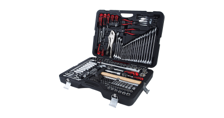 Набор инструментов 156 предметов слесарно-монтажный 1/4