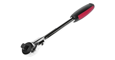 Трещотка шарнирная с резиновой рукояткой JTC 3417A (1/2