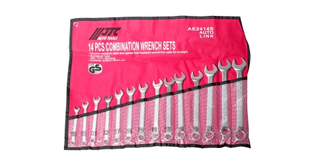 Набор ключей комбинированных в планшете JTC AE2414S (8-24 мм, 14 предметов)