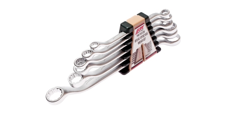 Набор ключей накидных 12-ти гранных JTC PE1012S (10-24 мм, 45 град., 6 предметов)